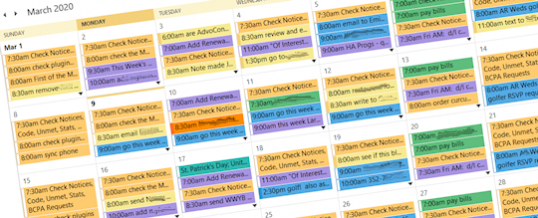Use Your Calendar to Make You More Efficient, Effective, Creative, and Successful