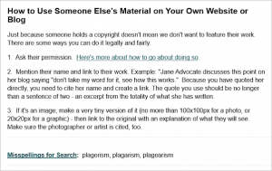 plagiarism article screenshot